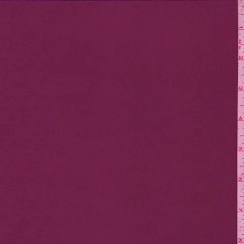 1 7/8 YD PC-Bright Purple Silk Crepe de Chine Fabric