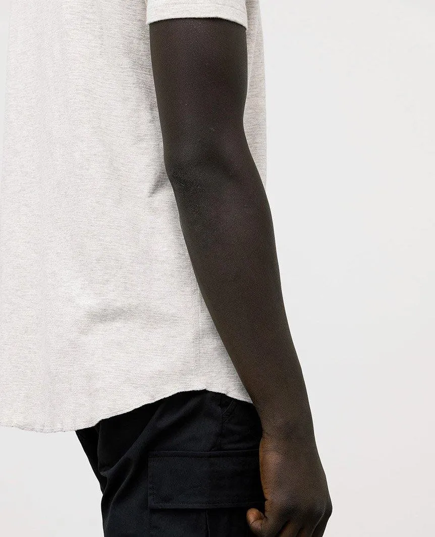 1x1 Slub Short Sleeve Crewneck Heather Ash