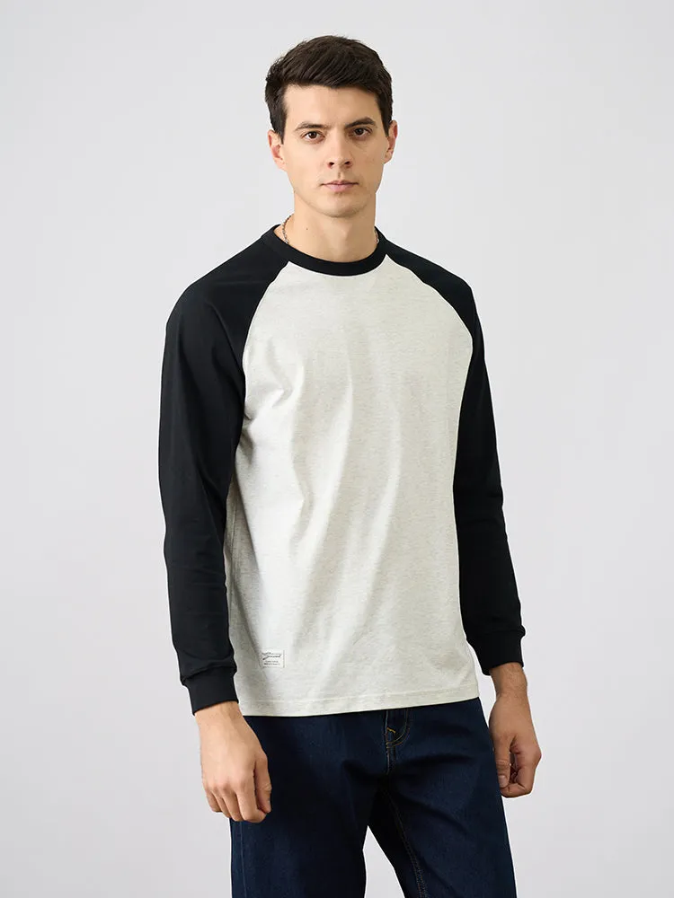 240gsm Sorona Fabric Long Raglan Sleeve T-shirts