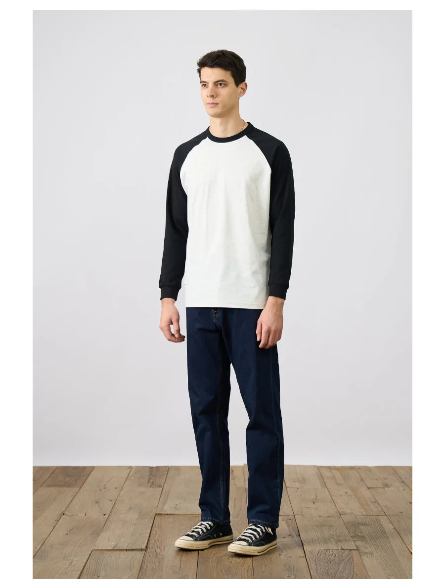 240gsm Sorona Fabric Long Raglan Sleeve T-shirts