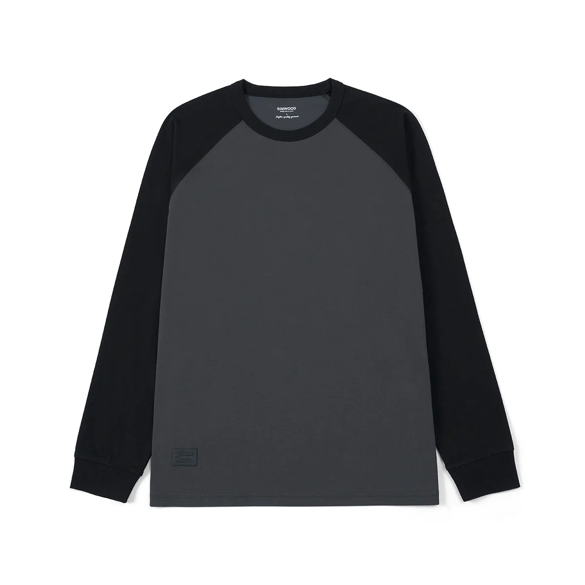 240gsm Sorona Fabric Long Raglan Sleeve T-shirts