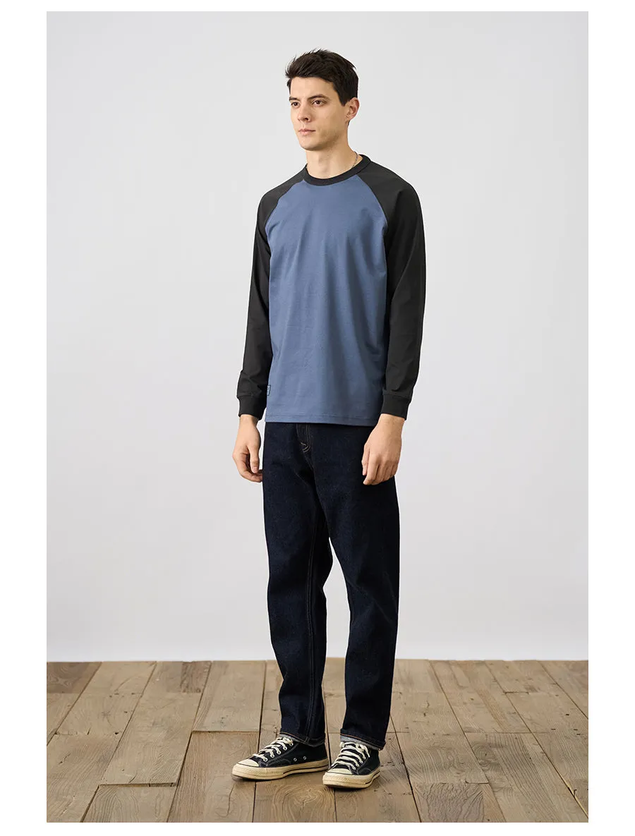 240gsm Sorona Fabric Long Raglan Sleeve T-shirts