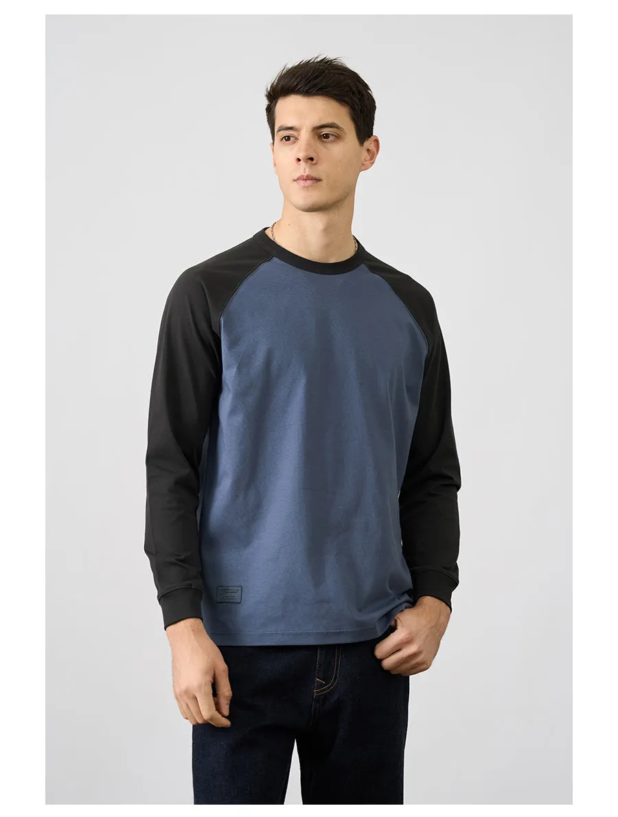 240gsm Sorona Fabric Long Raglan Sleeve T-shirts