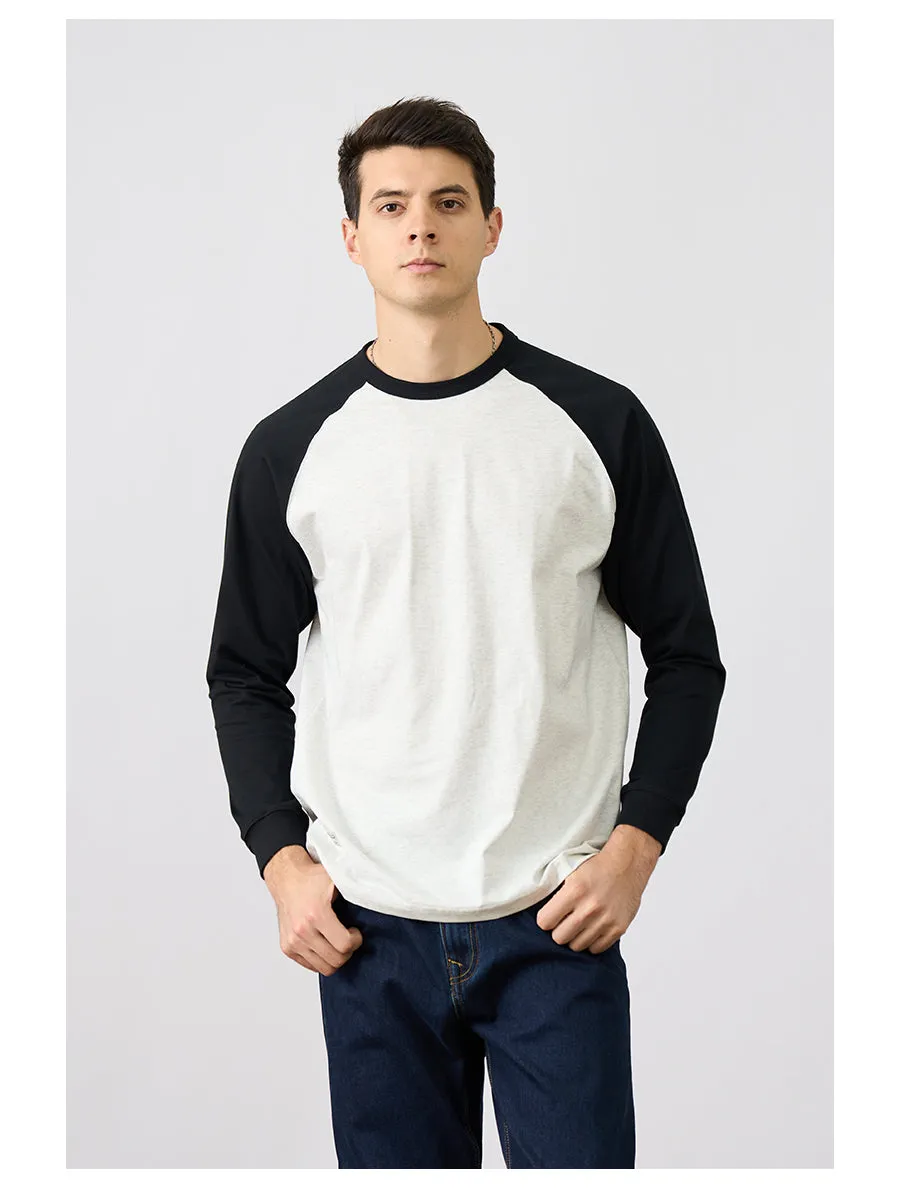 240gsm Sorona Fabric Long Raglan Sleeve T-shirts