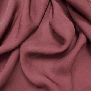 4 3/4 YD PC-Wine Woven Silk Double Georgette Fabric
