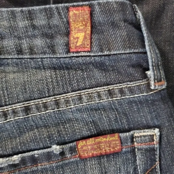 7 For All Mankind &quot;A&quot; Pocket Bootcut Jeans Size 28