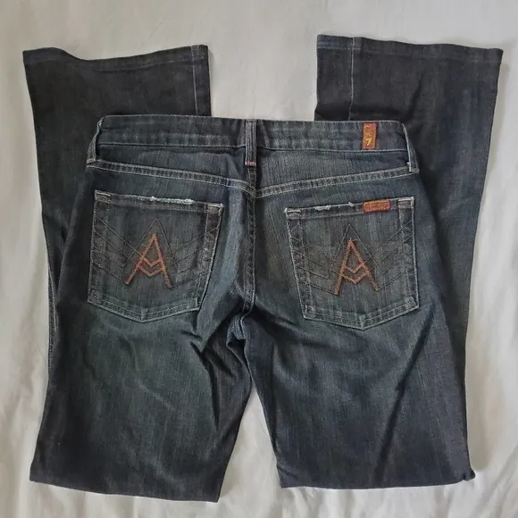 7 For All Mankind &quot;A&quot; Pocket Bootcut Jeans Size 28