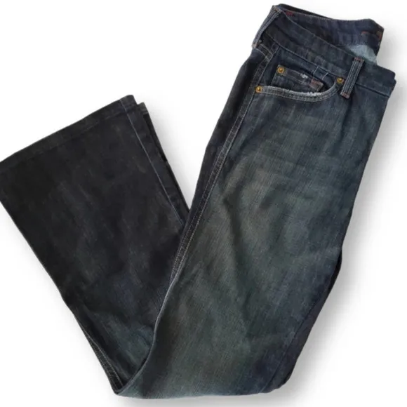7 For All Mankind &quot;A&quot; Pocket Bootcut Jeans Size 28