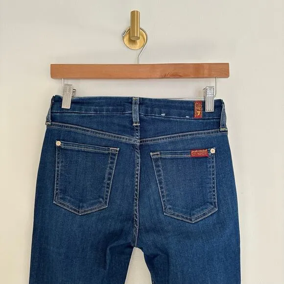 7 for All Mankind B(Air) The Ankle Skinny Jeans Blue 24