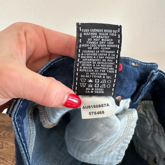 7 for All Mankind B(Air) The Ankle Skinny Jeans Blue 24