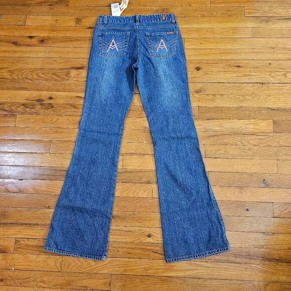 7 Seven For All Mankind &quot;A&quot; Pocket Jeans Womens Size 27 Flare Low rise Bootcut