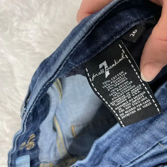 7FAM b(air) The Ankle Skinny destroyed destructed jeans 26