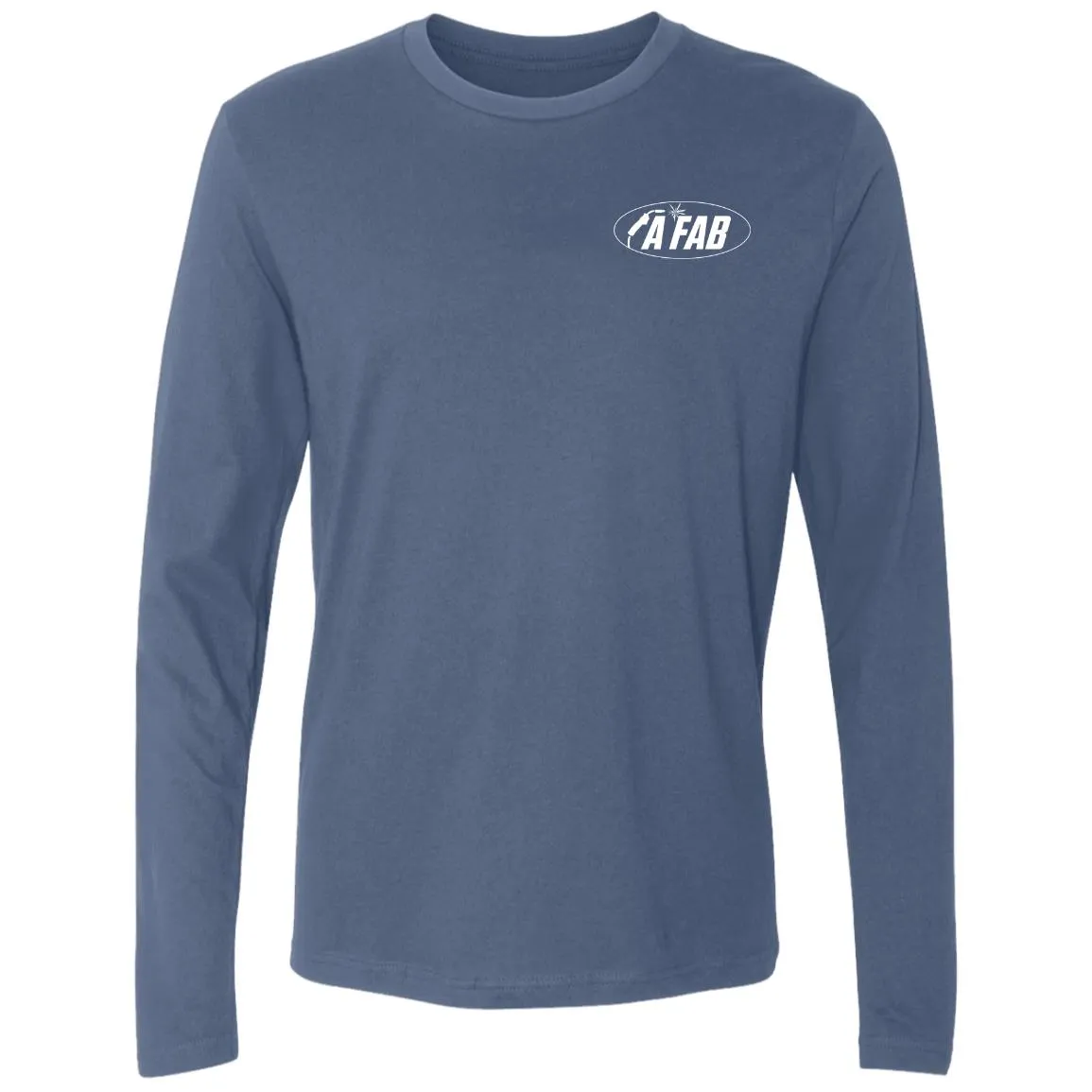 A Fab white logo NL3601 Men's Premium LS