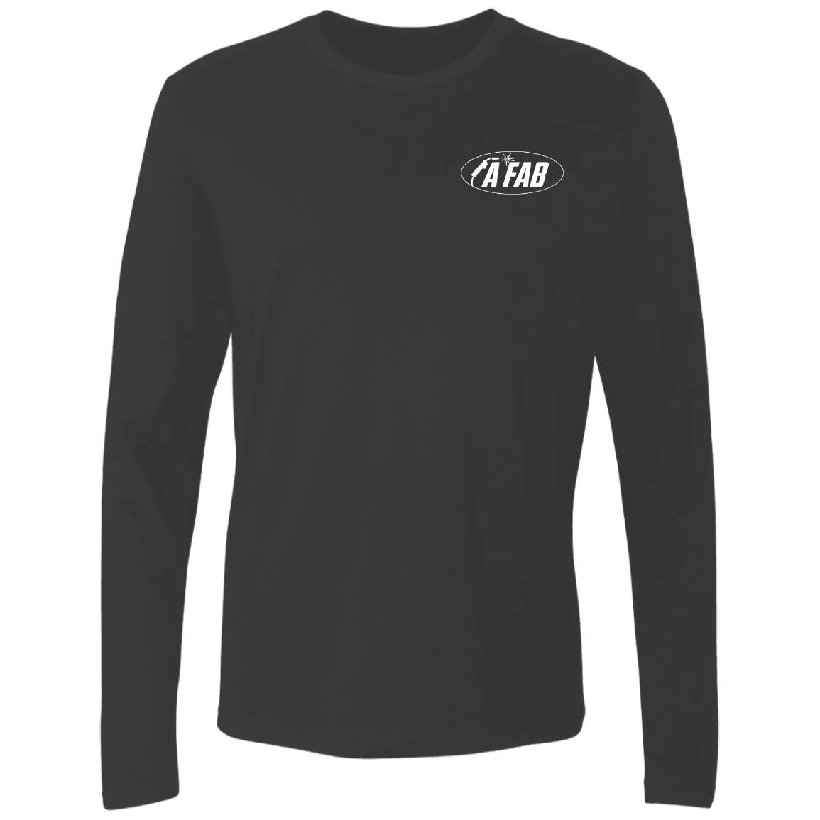 A Fab white logo NL3601 Men's Premium LS