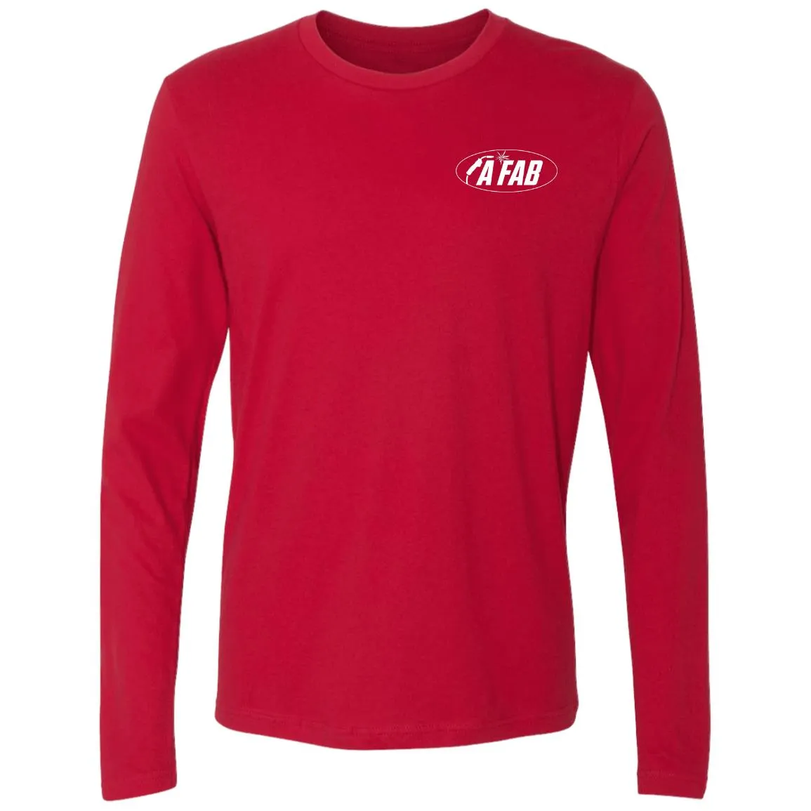 A Fab white logo NL3601 Men's Premium LS