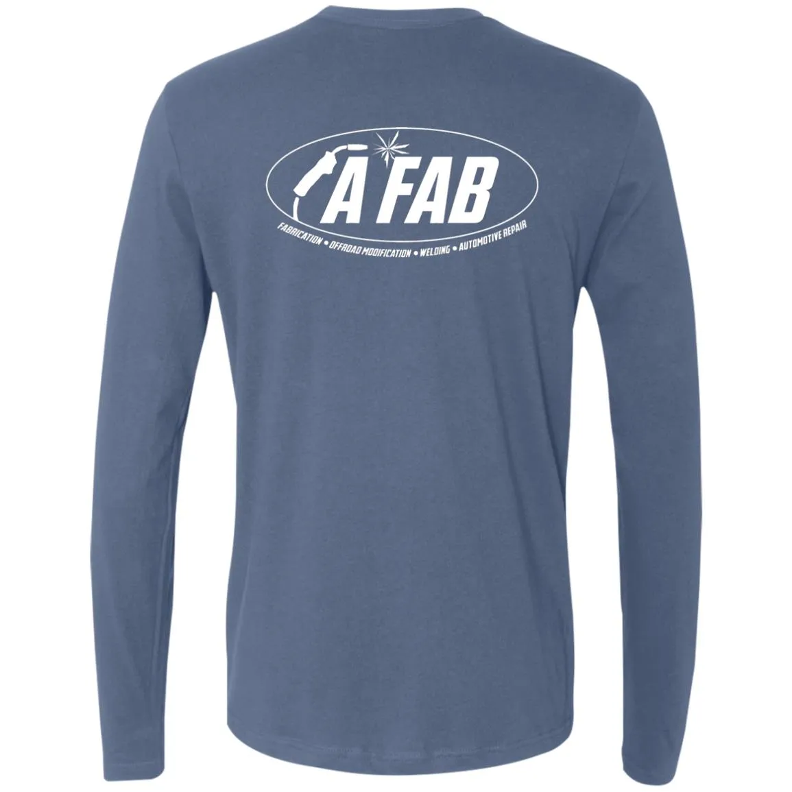 A Fab white logo NL3601 Men's Premium LS