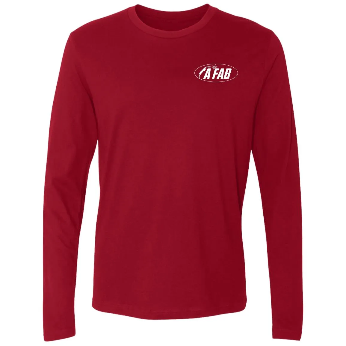 A Fab white logo NL3601 Men's Premium LS