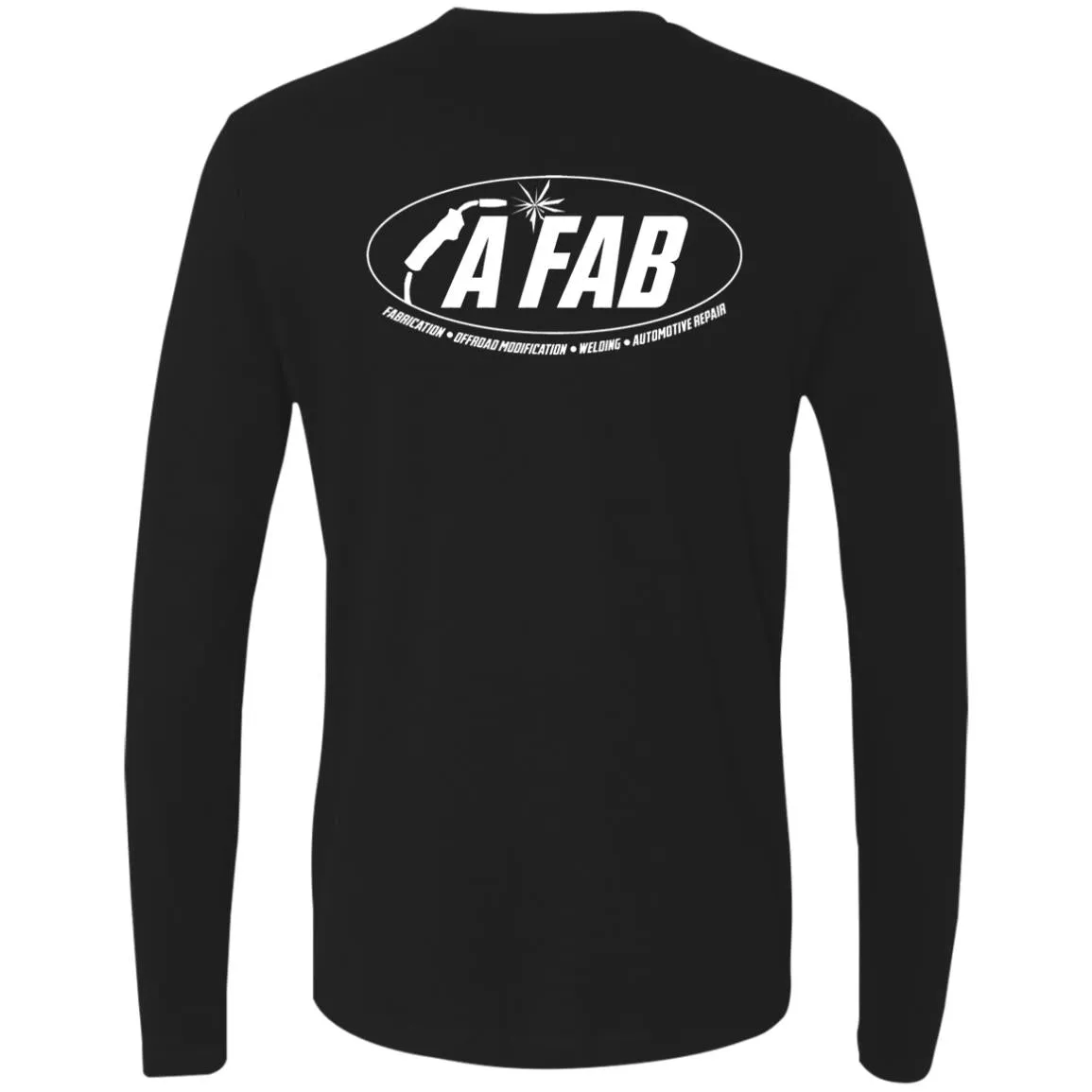 A Fab white logo NL3601 Men's Premium LS
