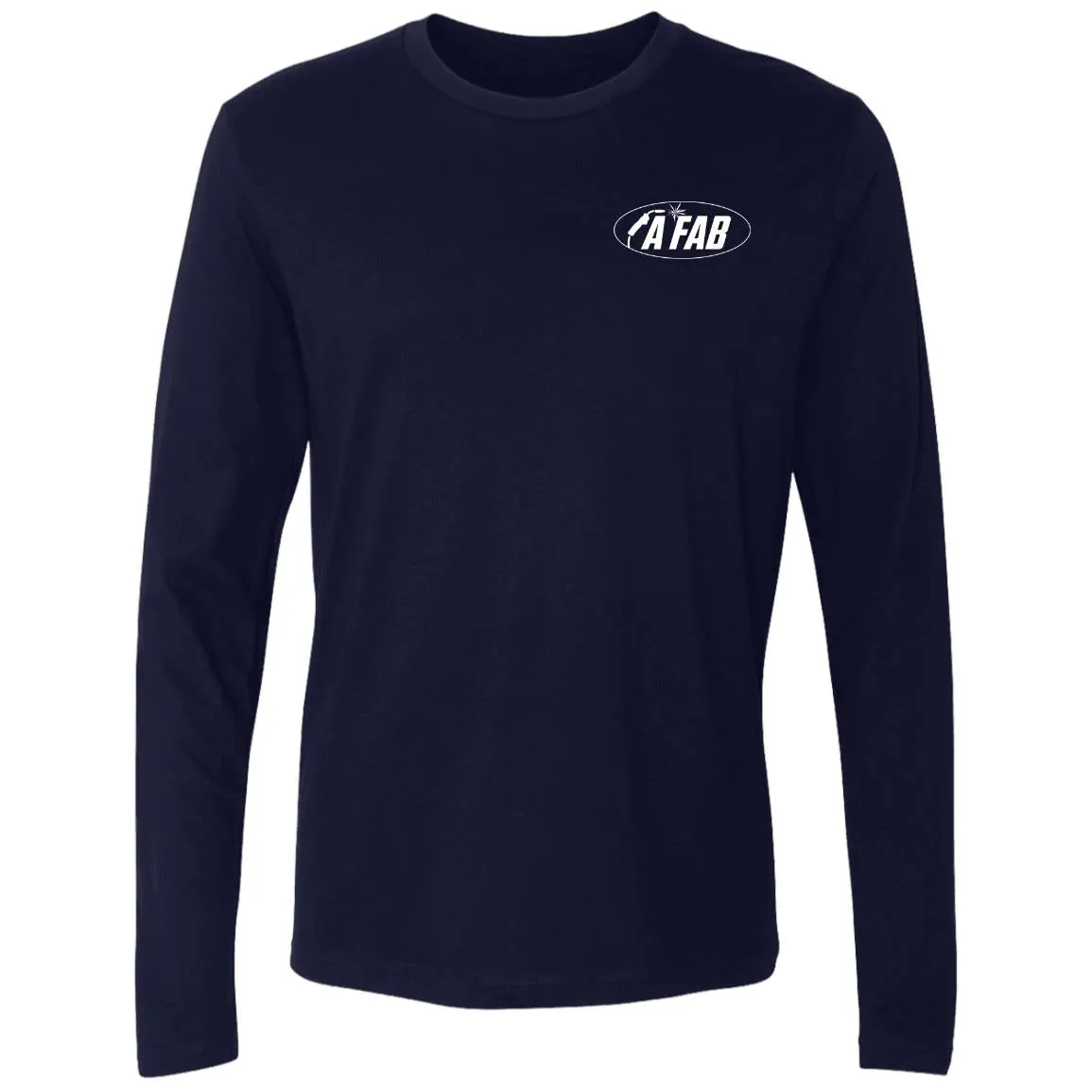 A Fab white logo NL3601 Men's Premium LS