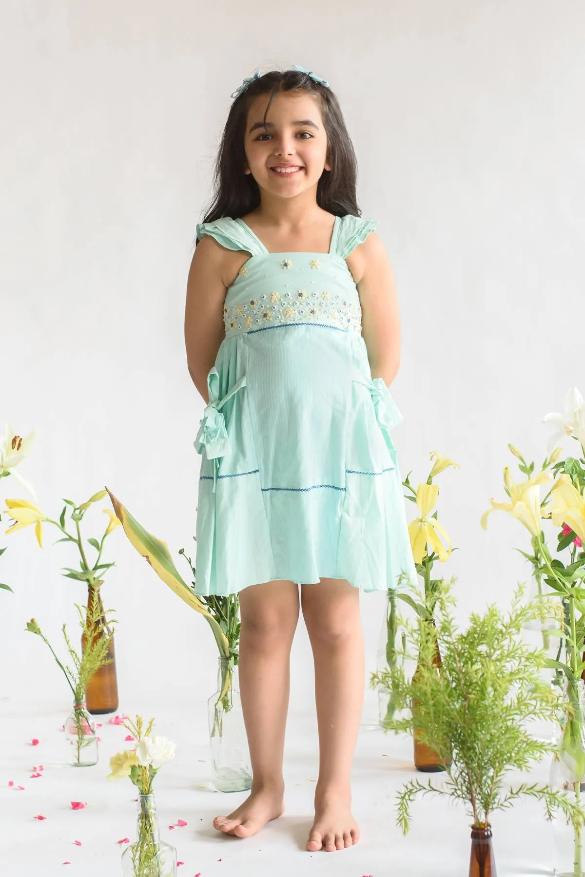 A-Line Embroidery Dress