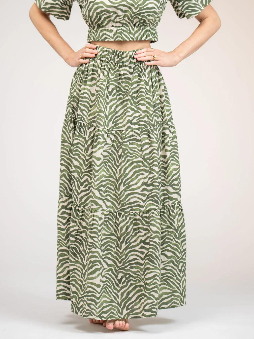 Abby Skirt in Zebra by Beau & Ro