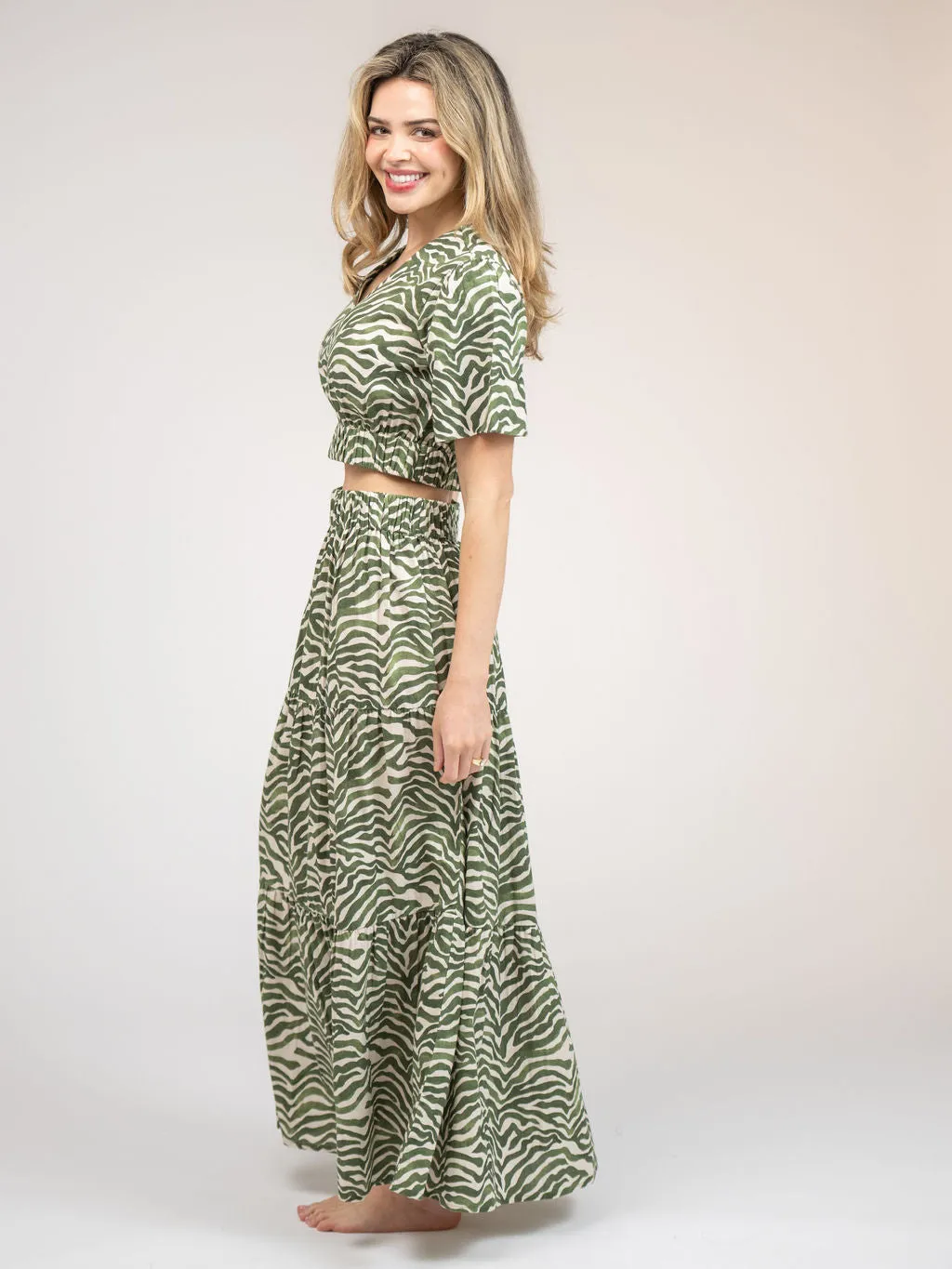 Abby Skirt in Zebra by Beau & Ro