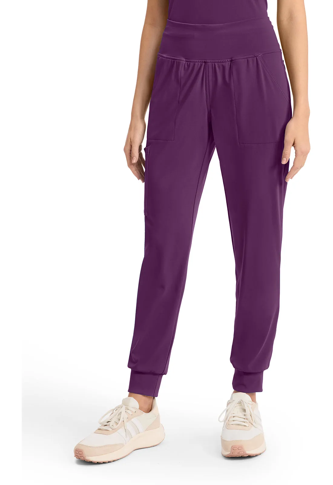 Achieve CK033 Women's 5-Pocket Jogger Pants Wild Mulberry