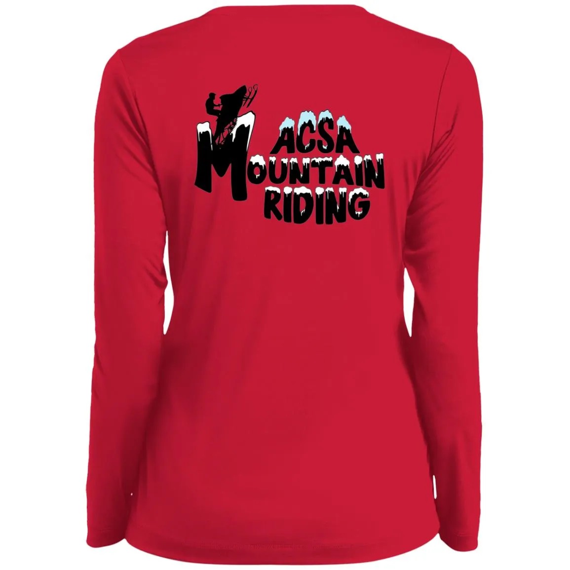 ACSA 1788 Ladies' Moisture-Wicking Long Sleeve V-Neck Tee