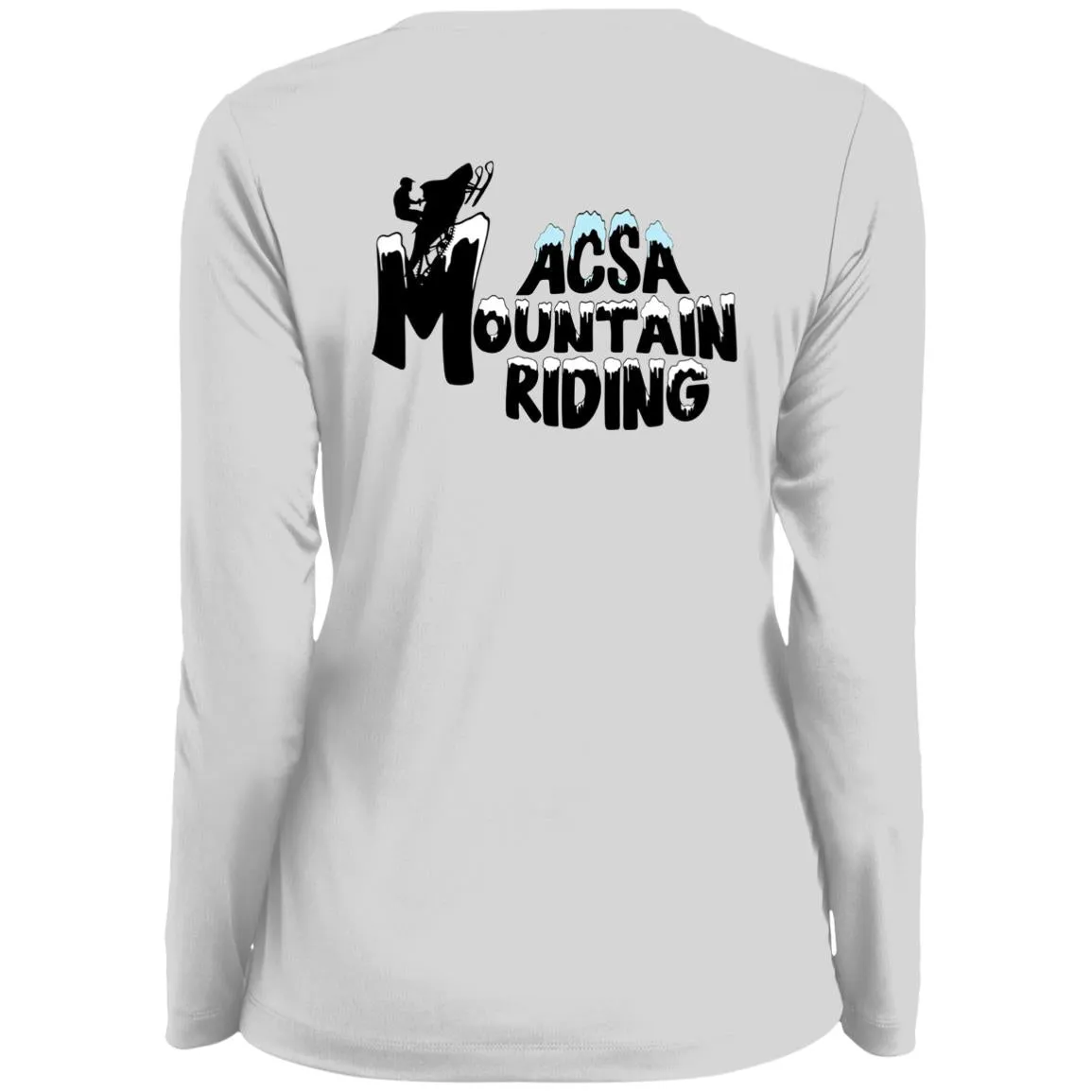 ACSA 1788 Ladies' Moisture-Wicking Long Sleeve V-Neck Tee