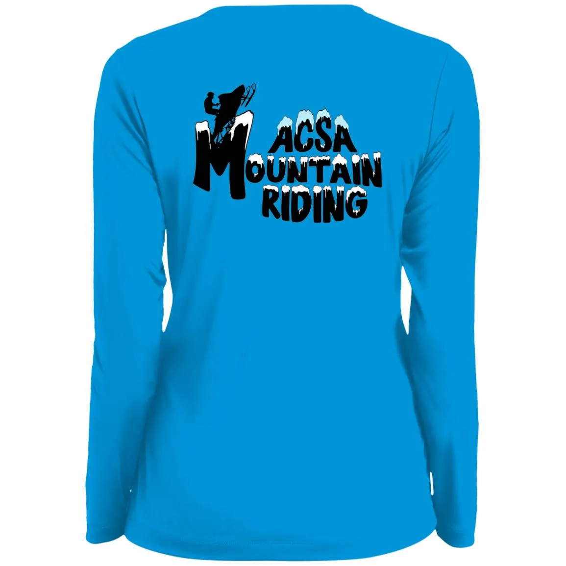 ACSA 1788 Ladies' Moisture-Wicking Long Sleeve V-Neck Tee