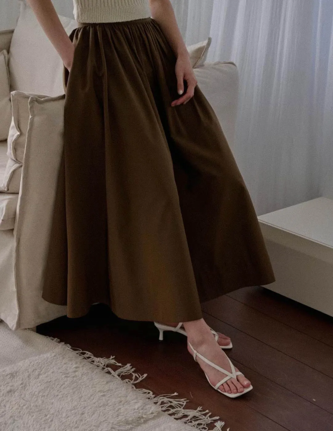 ADJANI SKIRT DARK BRONZE