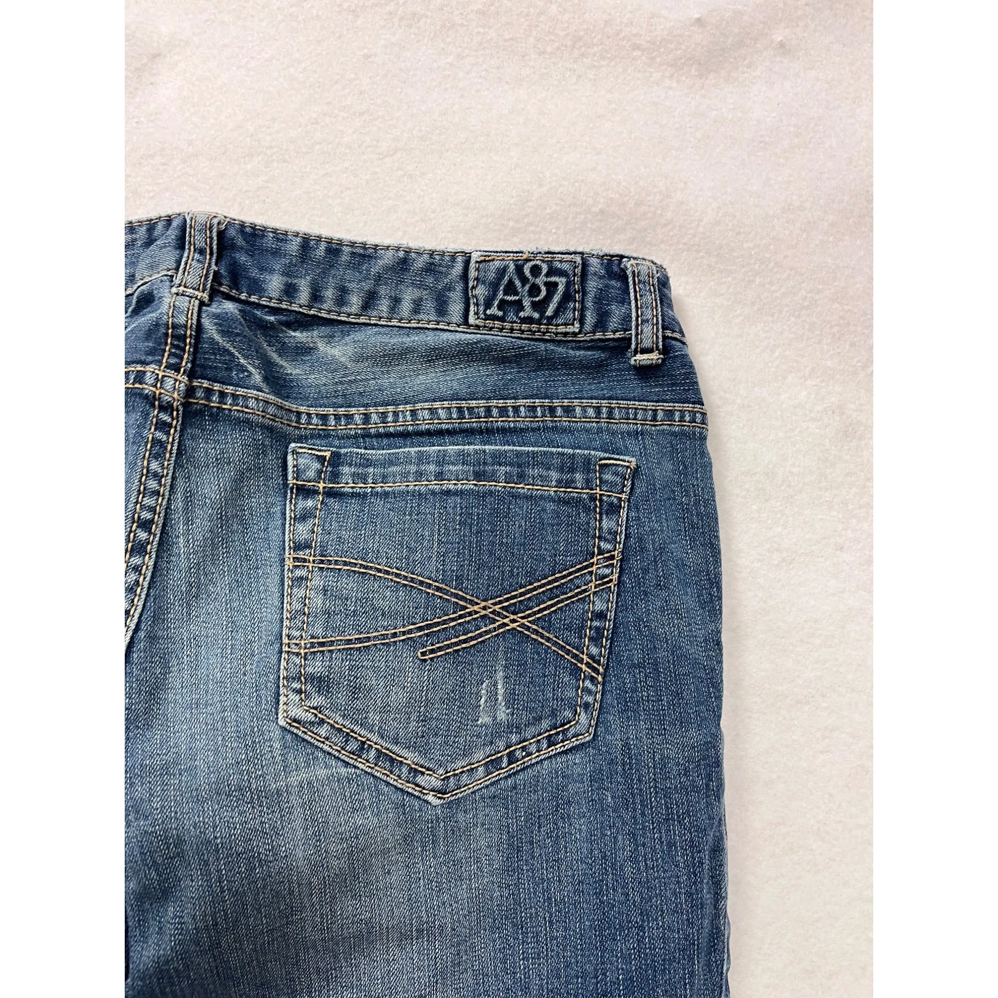 Aeropostale Womens Hailey Skinny Flare Jeans Size 16 #8026