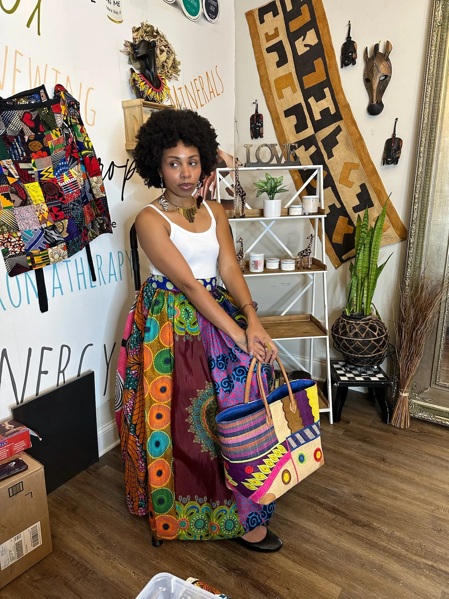 African Authentic Maxi Long Skirts