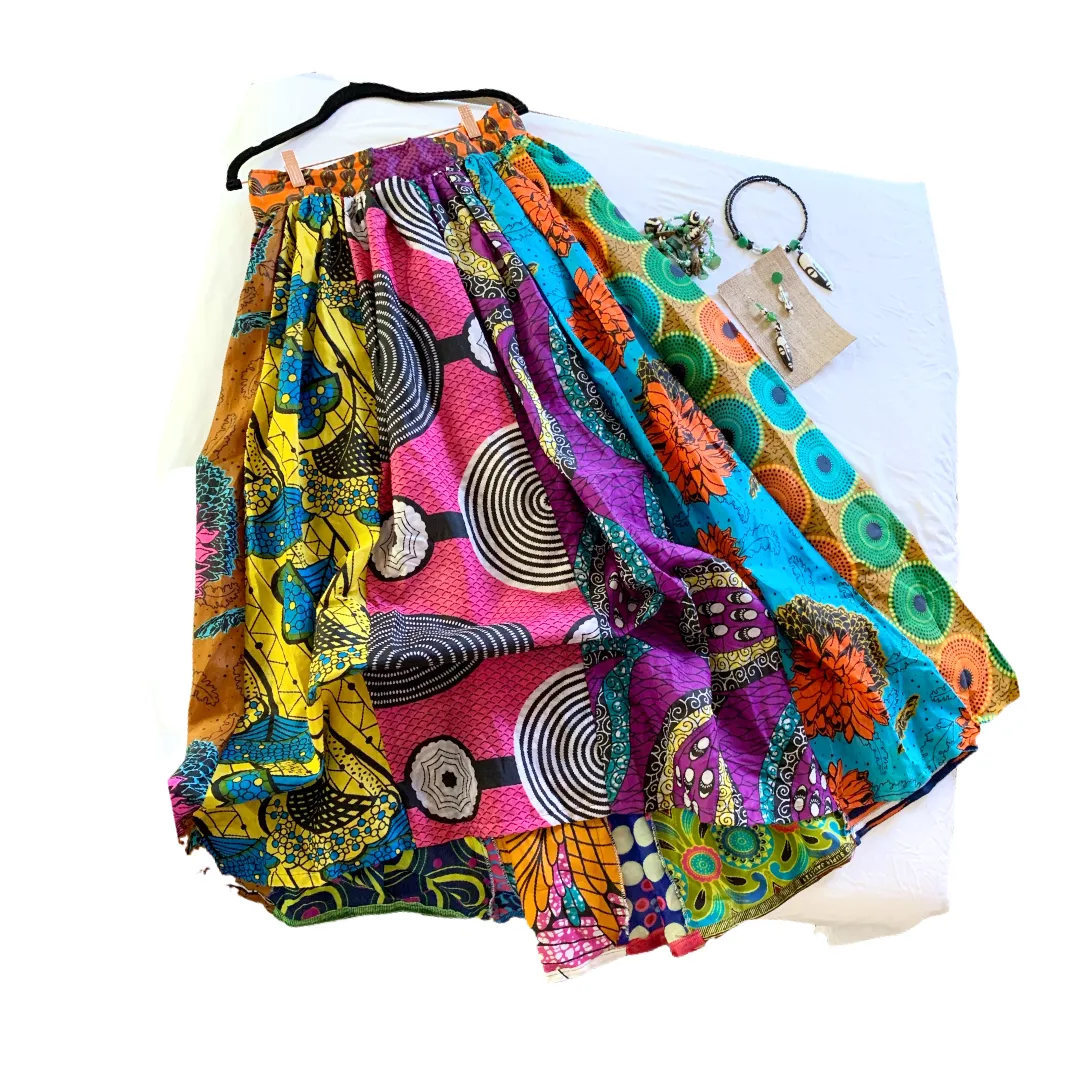 African Authentic Maxi Long Skirts