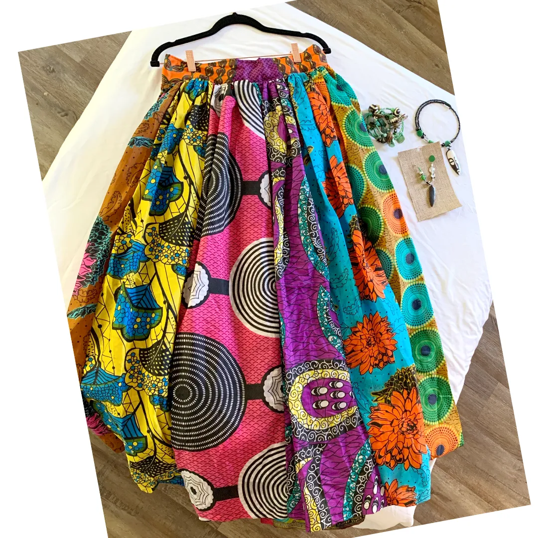 African Authentic Maxi Long Skirts