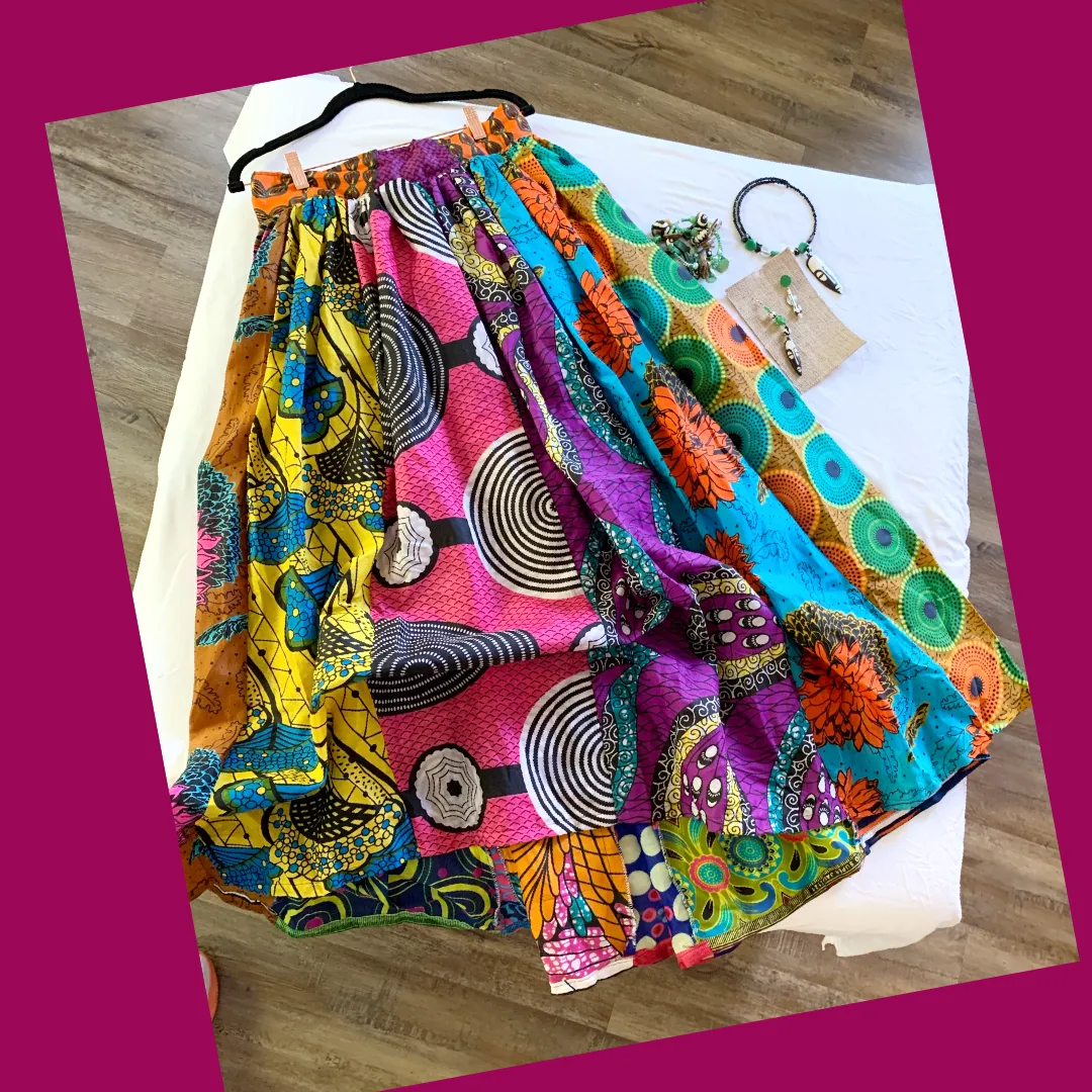 African Authentic Maxi Long Skirts