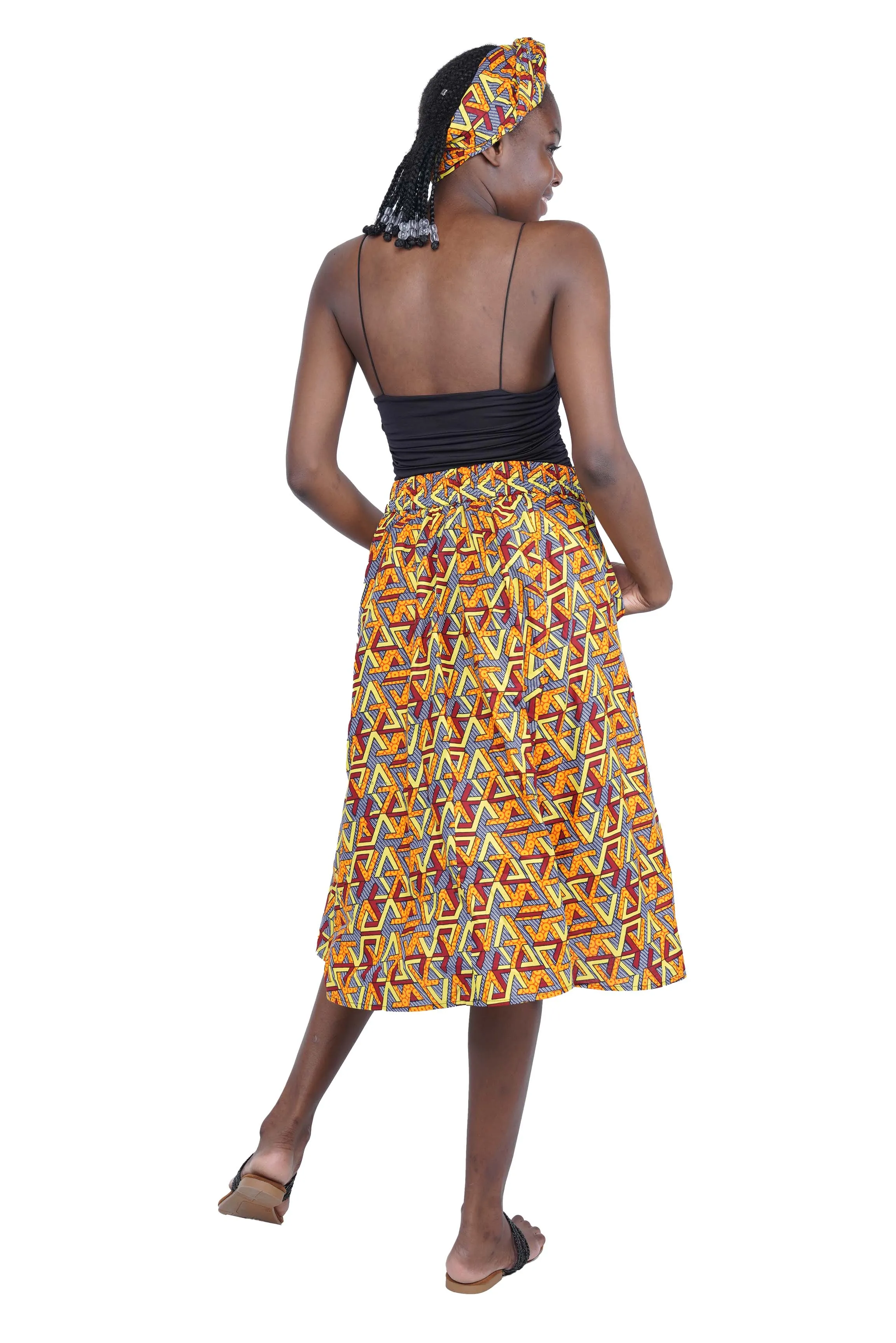 African Midi Skirt
