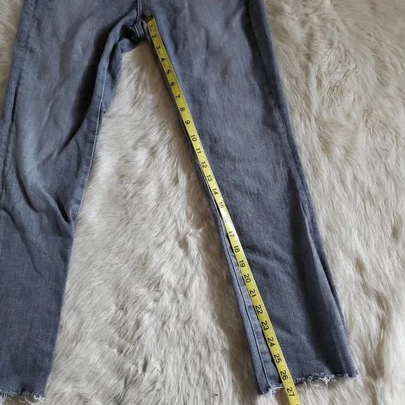 AG The Prima Cigarette Ankle Gray Skinny Jeans Size 27