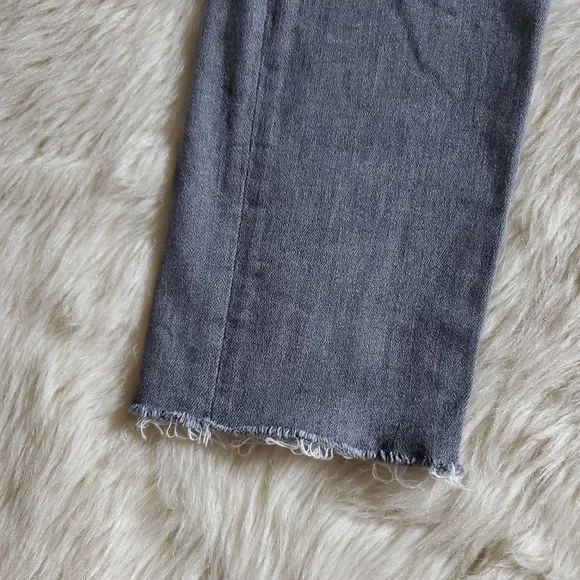 AG The Prima Cigarette Ankle Gray Skinny Jeans Size 27