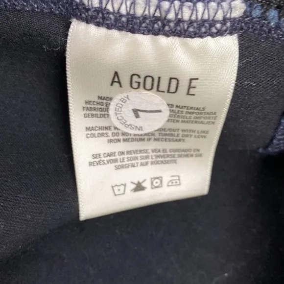 AGOLDE Dark Wash Stretch Pull-On Skinny Jeggings Jeans Ankle Length Women's 26