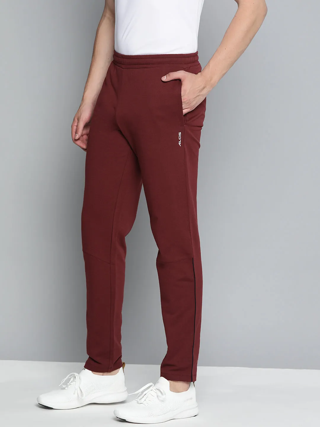 Alcis Men Solid Drytech  Track Pants