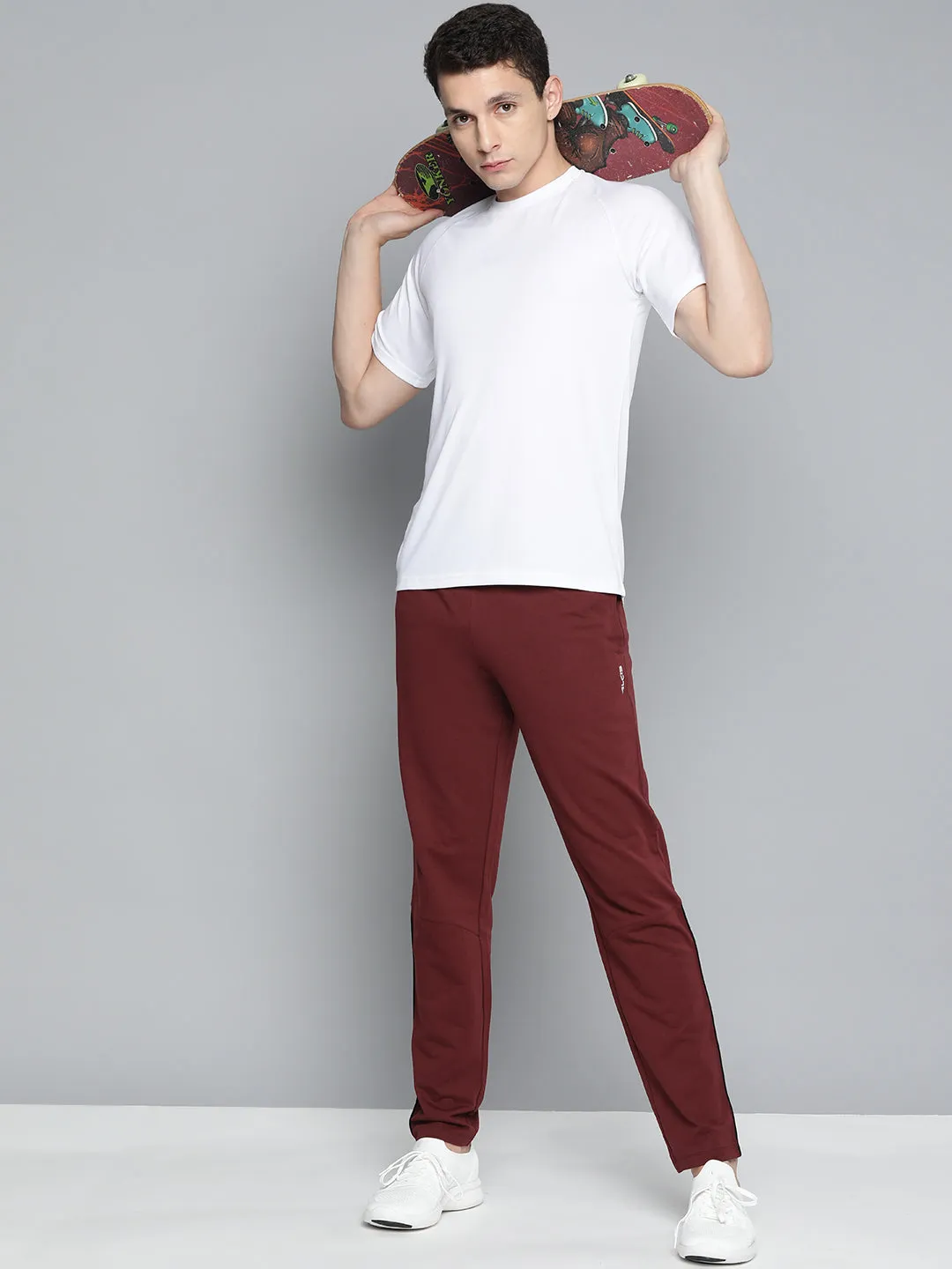 Alcis Men Solid Drytech  Track Pants
