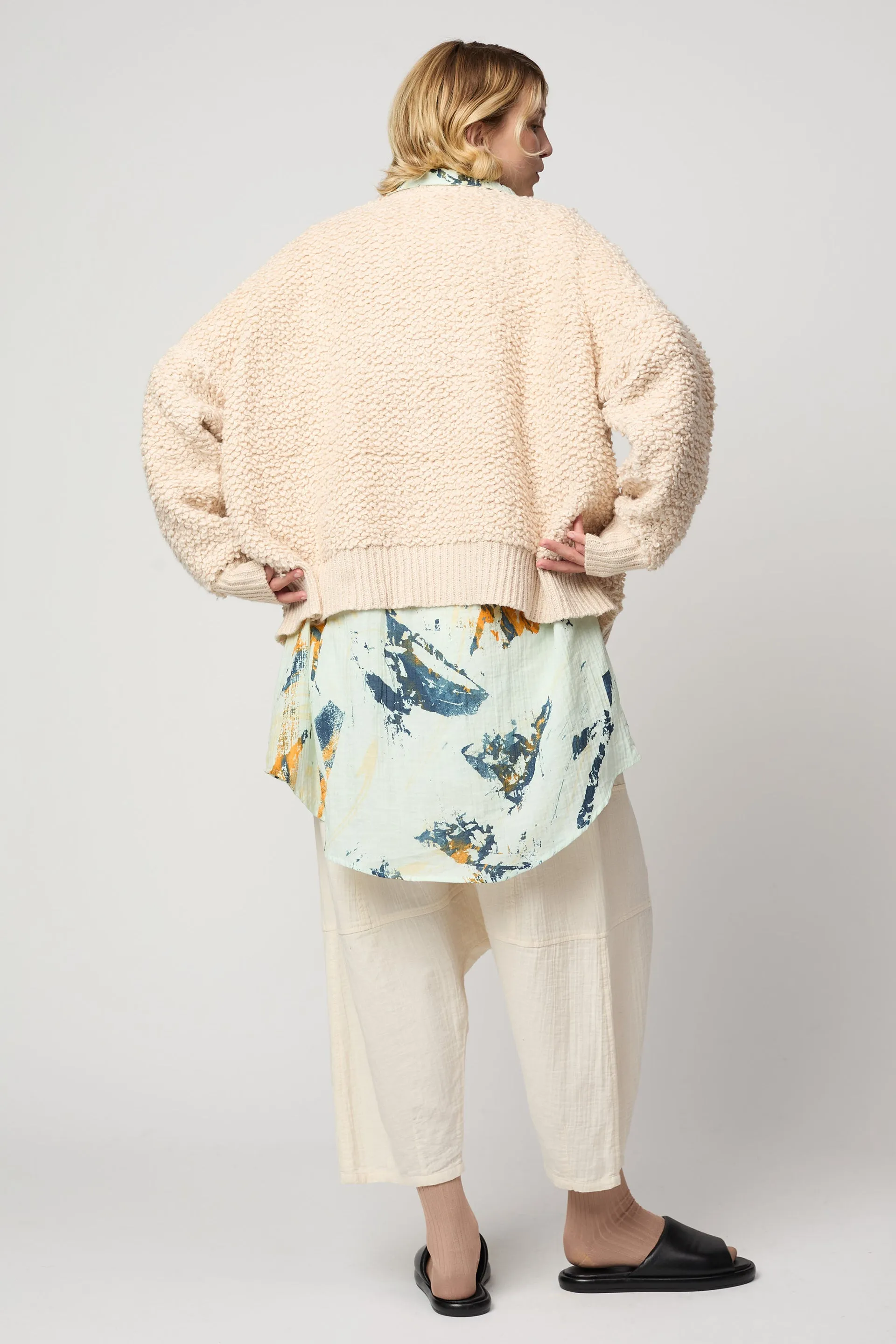 AMELIA CARDIGAN IN CHUNKY LOOP KNIT
