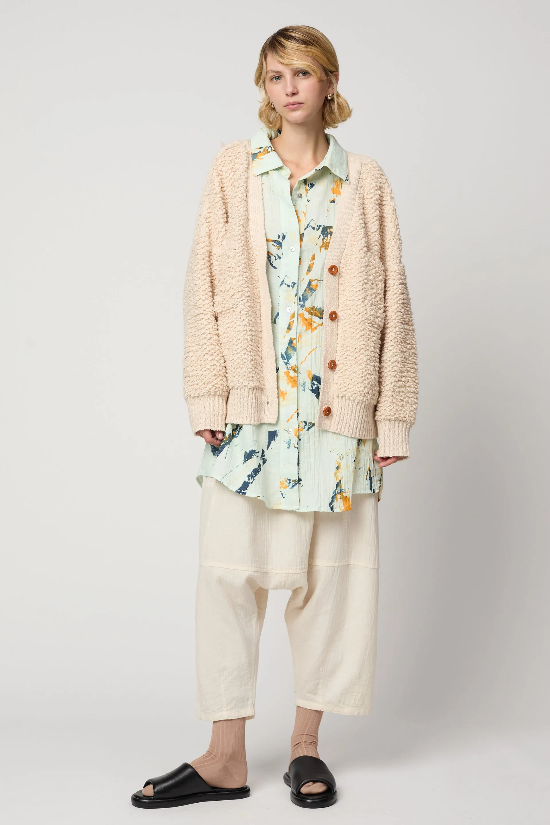 AMELIA CARDIGAN IN CHUNKY LOOP KNIT