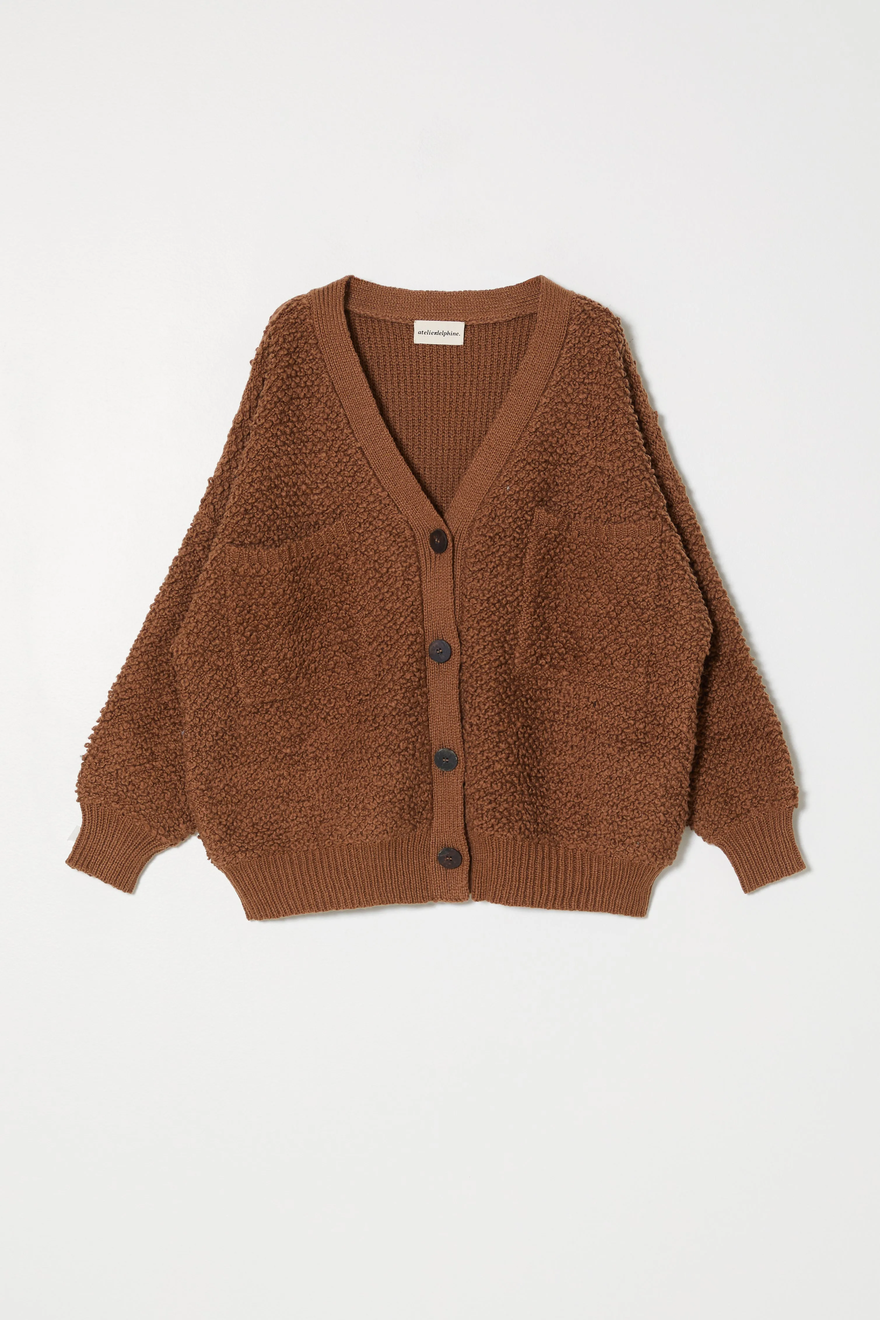 AMELIA CARDIGAN IN CHUNKY LOOP KNIT