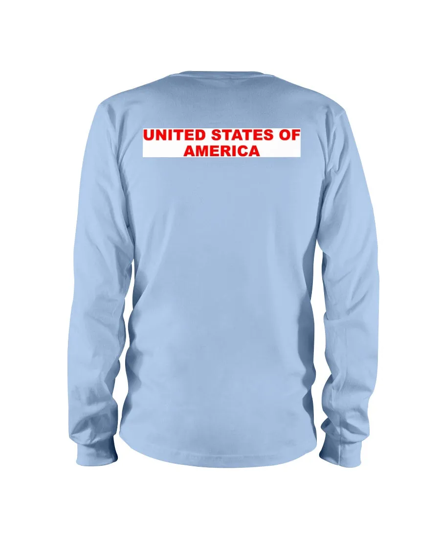 American Flag Gildan Long Sleeve T-Shirt