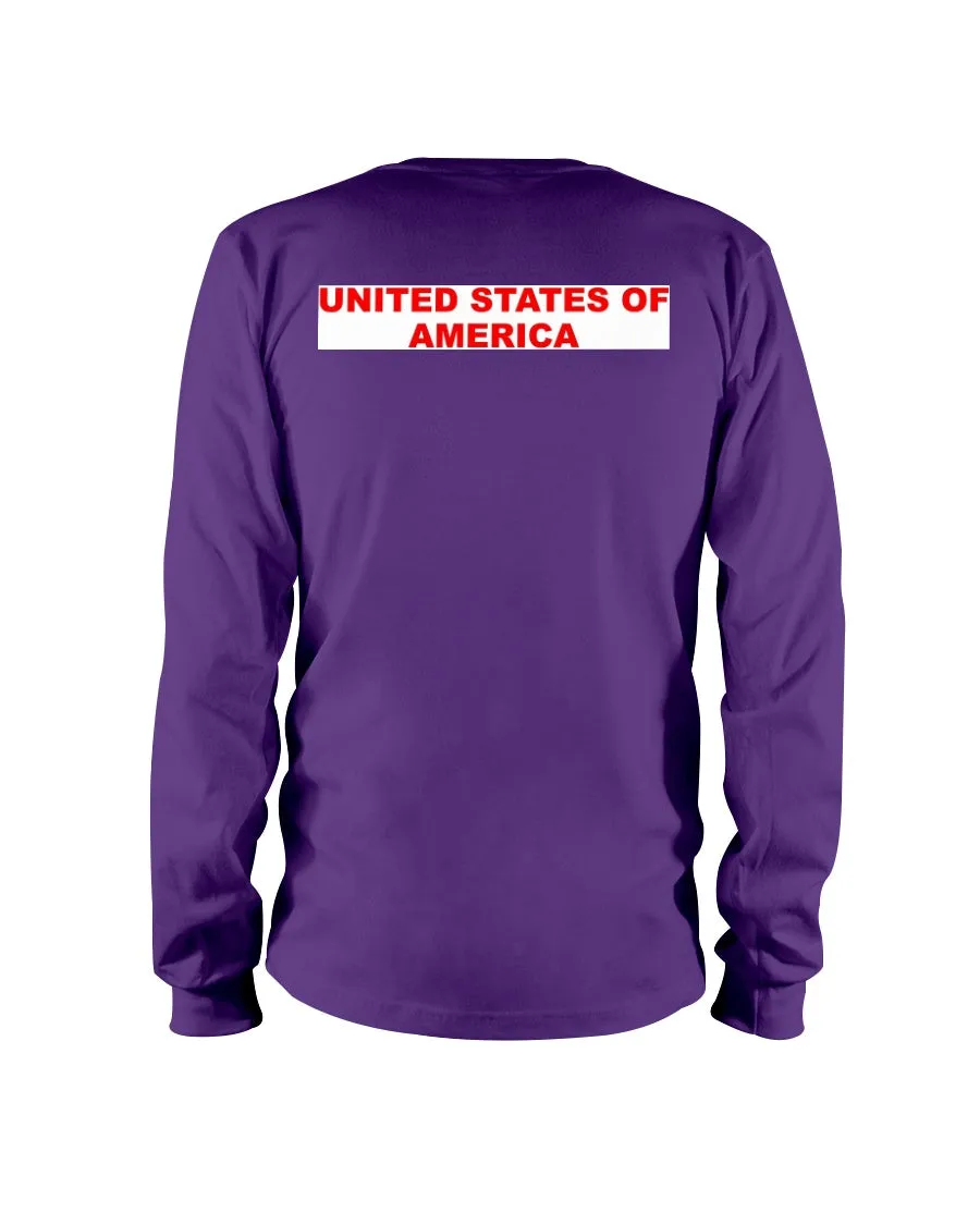 American Flag Gildan Long Sleeve T-Shirt