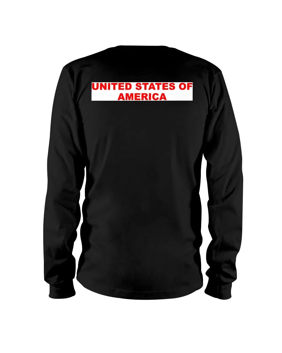 American Flag Gildan Long Sleeve T-Shirt