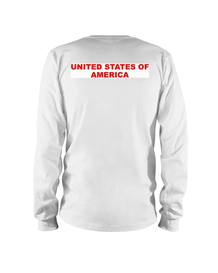 American Flag Gildan Long Sleeve T-Shirt