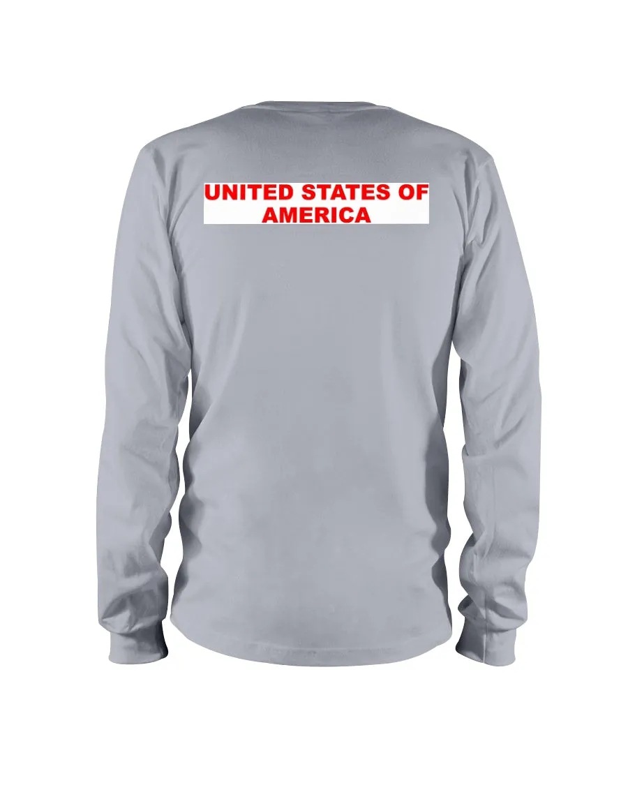 American Flag Gildan Long Sleeve T-Shirt